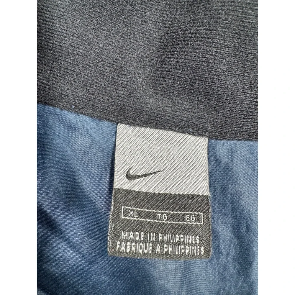 Vintage Nike Golf 1/2 Zip Windbreaker  Jacket Blue Black XL Lightweight Swoosh